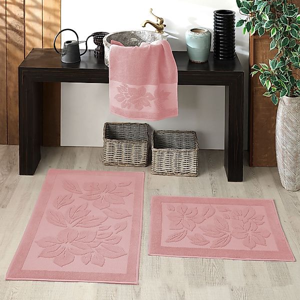 Nurpak Badematte Set 3 teilig Derya günstig online kaufen