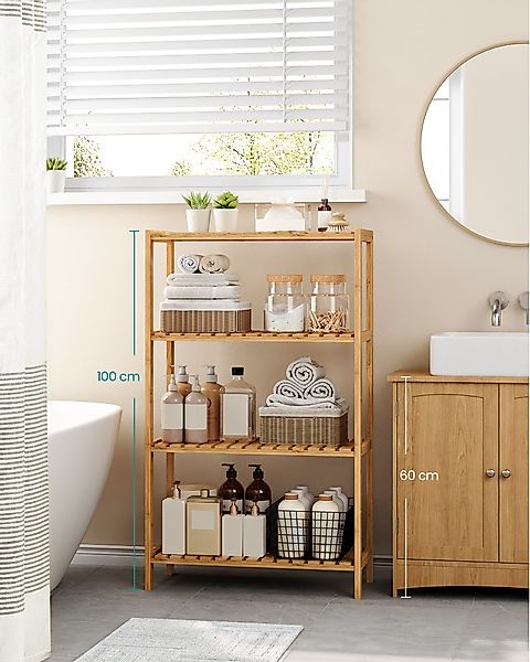 SONGMICS Badregal, Badezimmerregal, 26 x 60 günstig online kaufen