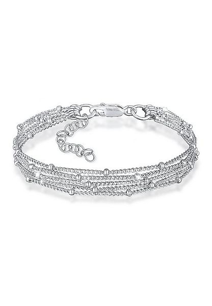 Elli Gliederarmband Basic Kugelkette Layer Look Trend 925er Silber günstig online kaufen