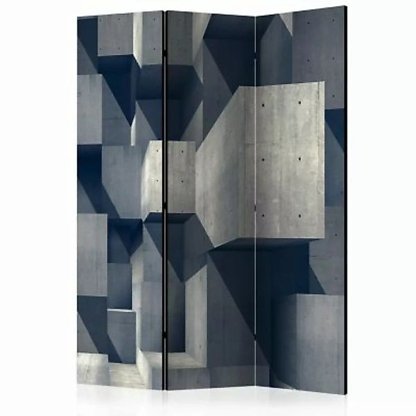 artgeist Paravent Concrete city [Room Dividers] grau Gr. 135 x 172 günstig online kaufen