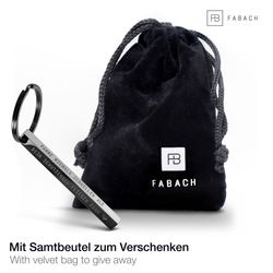 FABACH Schlüsselanhänger Cuboid aus Edelstahl - günstig online kaufen