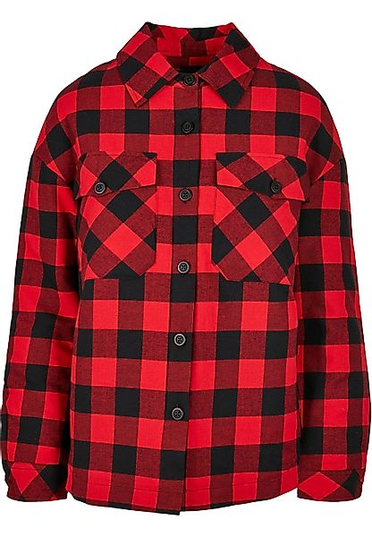 URBAN CLASSICS Allwetterjacke "Urban Classics Damen Ladies Flanell Padded O günstig online kaufen