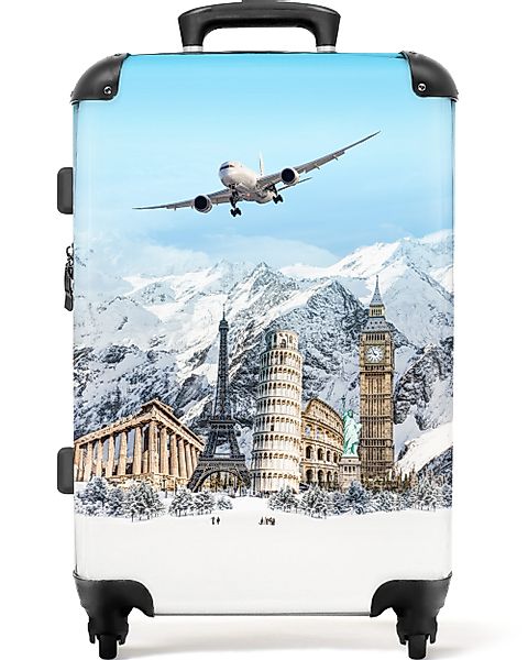 NoBoringSuitcases.com© Hartschalen-Trolley Architektur - Flugzeug - günstig online kaufen