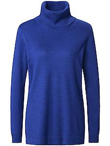 Rollkragen-Pullover Modell Tamara Peter Hahn blau günstig online kaufen