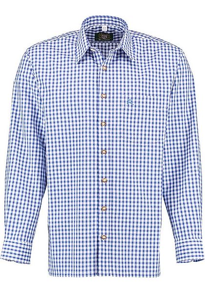 OS Trachten Trachtenhemd Panxeta Langarmhemd mit Stickerei auf der Brusttas günstig online kaufen