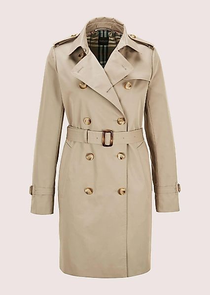 MADELEINE Trenchcoat "Kurzmantel Langarm Trenchcoat mit Bindegürtel" günstig online kaufen