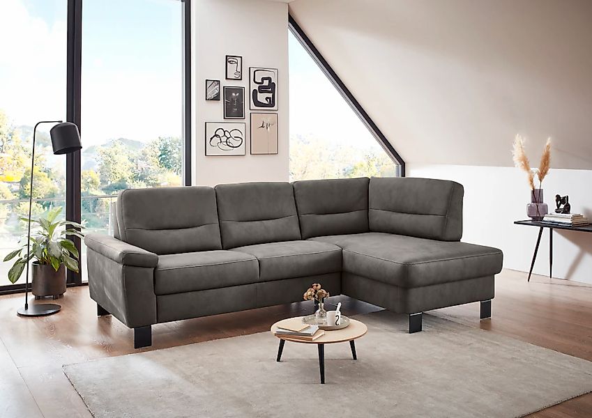 Die PlanBar Ecksofa "PP-PF23172" Eckgarnitur mit besonders kleinem Stellmaß günstig online kaufen