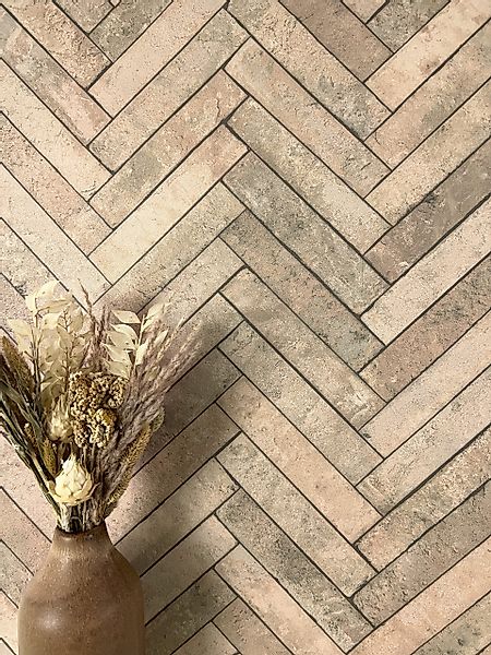 Newroom Vliestapete, Beige Tapete Modern Ziegelstein günstig online kaufen