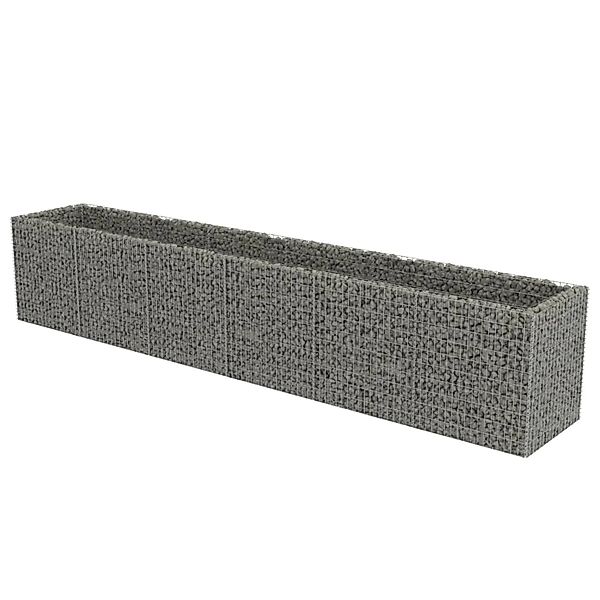 vidaXL Gabionen-Hochbeet Stahl 540x90x100 cm 595131 günstig online kaufen