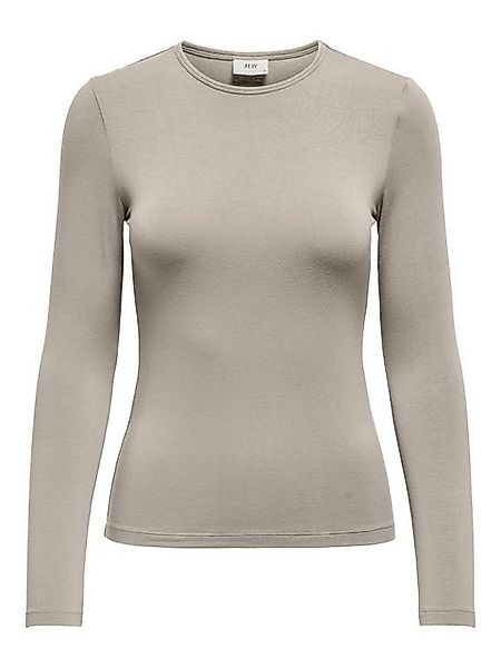 JACQUELINE de YONG T-Shirt Slim Fit Rundhals Elegant JDYMILA L/S O-NECK TOP günstig online kaufen