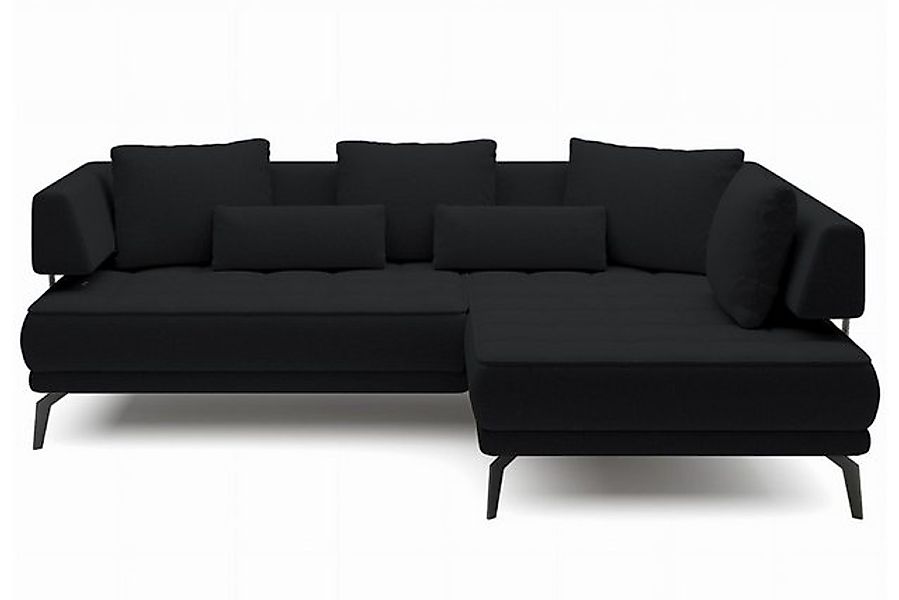 Friderik-EU Ecksofa GIOTTO elektrisch verstellbare Sitztiefe 242 cm Elfenbe günstig online kaufen