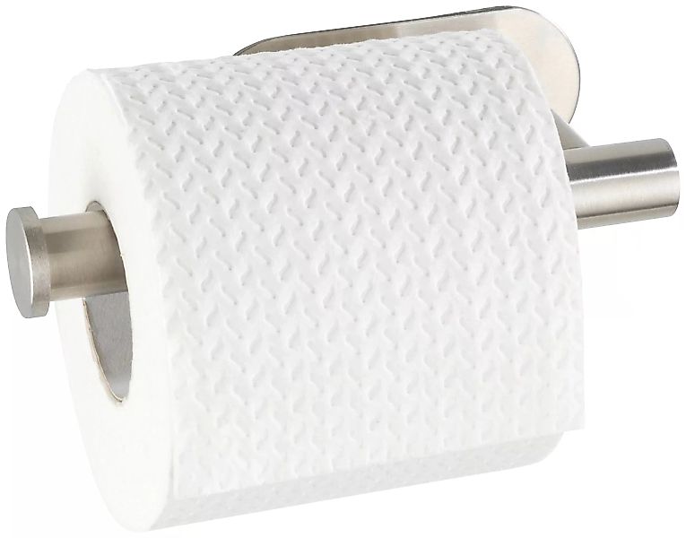 WENKO Turbo-Loc® Edelstahl Toilettenpapierhalter Orea Matt, WC-Rollenhalter günstig online kaufen