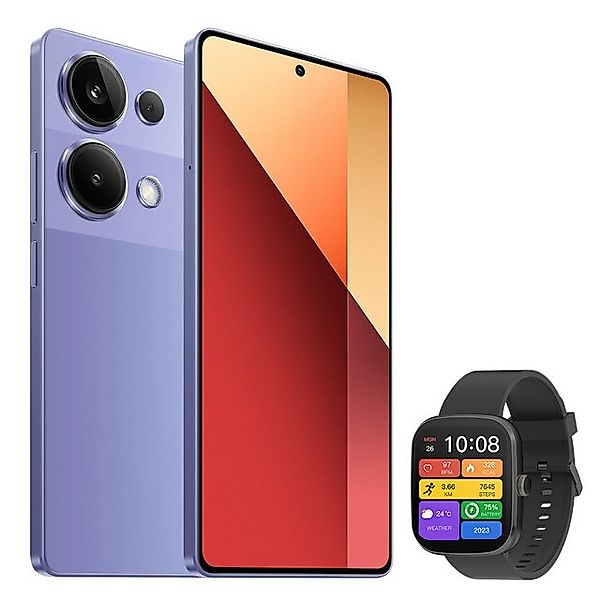 Xiaomi Redmi Note 13 Pro 4G 12+512GB Smartphone & Smartwatch Handy (6.67 Zo günstig online kaufen