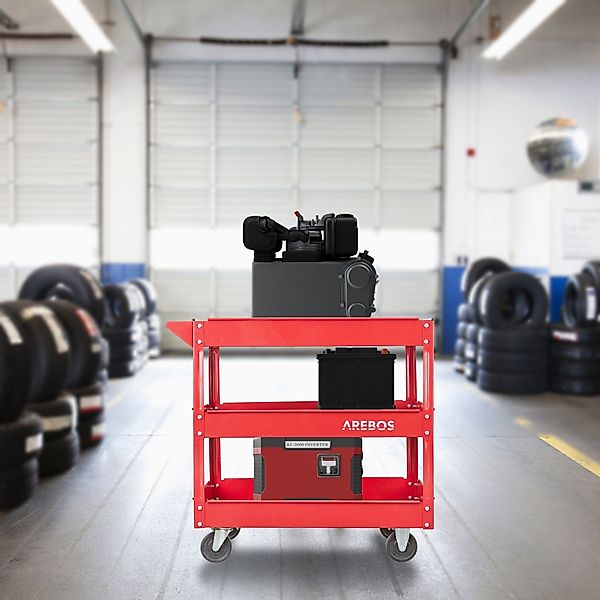 Arebos Werkstattwagen Rollwagen 2 er Set, günstig online kaufen