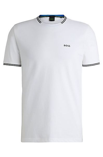 BOSS GREEN T-Shirt "Taul", mit kontrastfarbenen Streifendetails günstig online kaufen