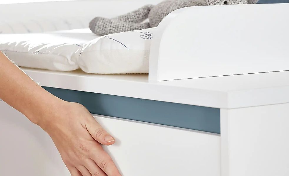 PAIDI Wickelkommode  Olli ¦ weiß ¦ Maße (cm): B: 123,5 H: 94,9 T: 56.1 Baby günstig online kaufen