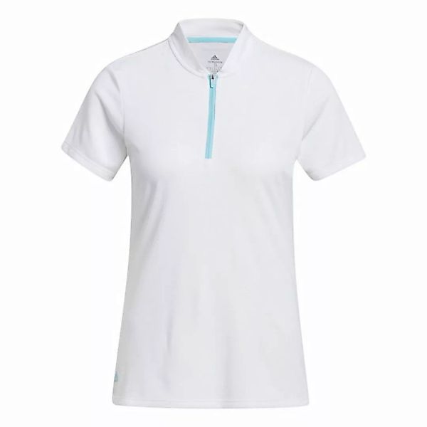 adidas Sportswear Poloshirt Adidas Ladies Heatready Zip Polo White günstig online kaufen