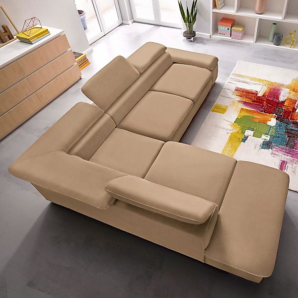 sit&more Ecksofa "Alcatraz L-Form" wahlweise mit Bettfunktion günstig online kaufen