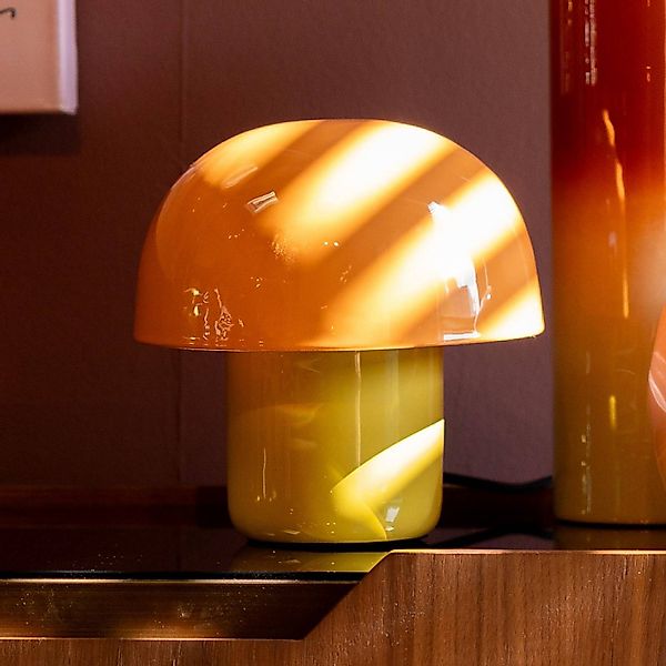 KARE Tischleuchte Mushroom, orange, Metall, 20 cm, E14 günstig online kaufen