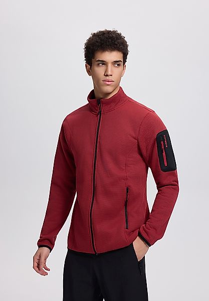 Icepeak Fleecejacke "BREDSTEDT" sportlicher Stil, mit Stehkragen, mit Reißv günstig online kaufen