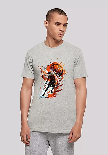 F4NT4STIC T-Shirt "Basketball Splash Sport UNISEX", Print günstig online kaufen