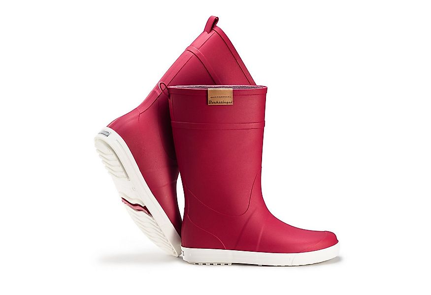 Ultrapower REGNRASK Damen Regenstiefel Farbakzent 40 Rot-Weiß Gummistiefel günstig online kaufen