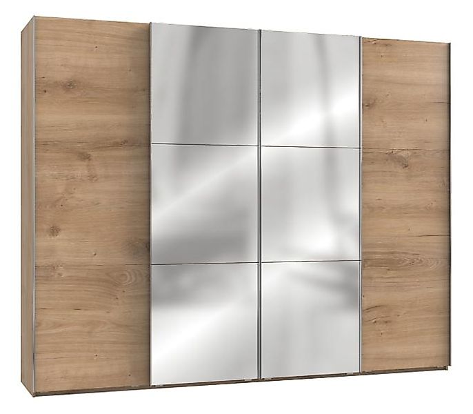 Schwebetürenschrank 4trg mit 2 Spiegel inkl. Syncro-Technik LEVEL36 A von W günstig online kaufen