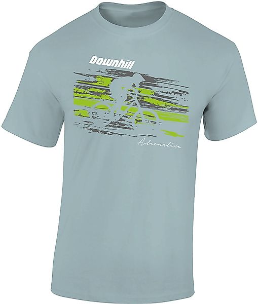 Baddery Print-Shirt Fahrrad T-Shirt: "Downhill Adrenaline", günstig online kaufen