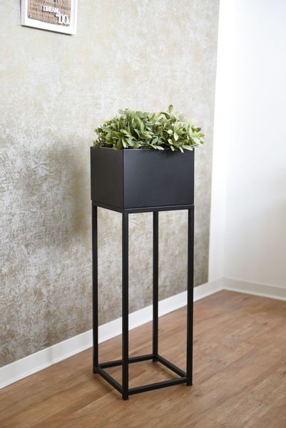 VIVANNO Blumentopf pulverbeschichtetes Stahlblech ELEVATE SQUARE günstig online kaufen