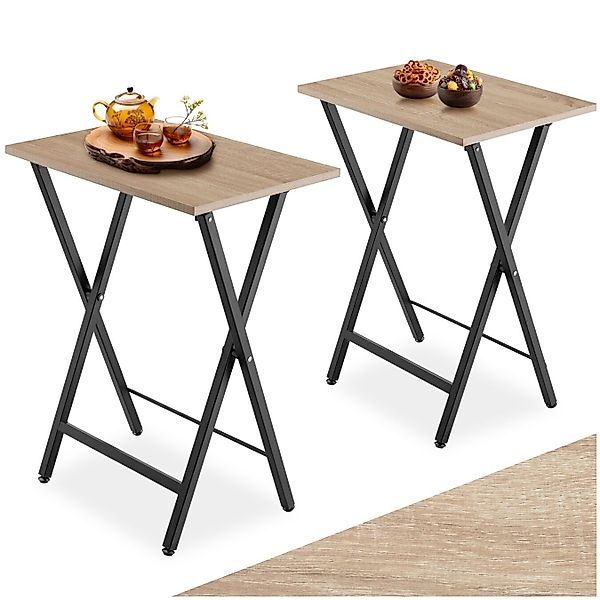 tectake Beistelltisch 2er Set Beistelltische (2-St., günstig online kaufen