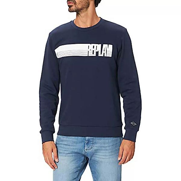 Replay M3509.000.21842 Sweatshirt 2XL Midnight Blue günstig online kaufen