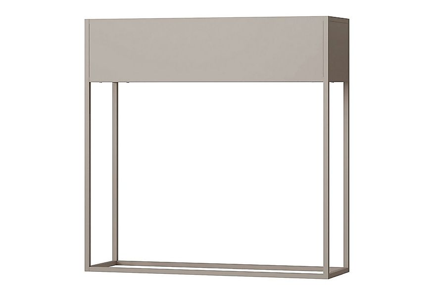 en.casa Blumenkasten, »Joensuu« Hochbeet 80 x 80 x 25 cm Stahl Grau günstig online kaufen