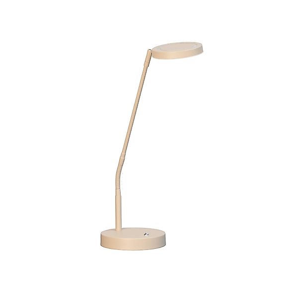 LED-Tischlampe Sorento, Höhe 48 cm, sandfarben, Metall, CCT günstig online kaufen