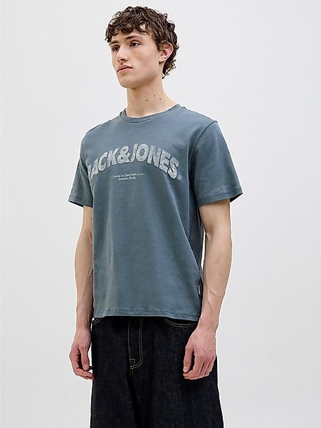 Jack & Jones T-Shirt JORALMERIA BOLD BRANDING TEE SS CN mit Logo Druck günstig online kaufen