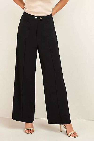 Next Stoffhose Elegante Hose mit weitem Bein und Tasche vorne (1-tlg) günstig online kaufen