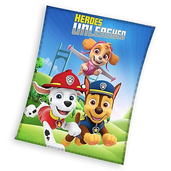 Kinderdecke PAW Patrol Fleecedecke Kuscheldecke 150 günstig online kaufen