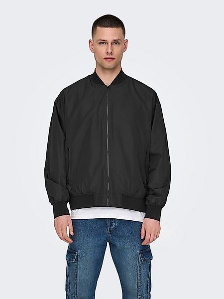 ONLY & SONS Blouson Uni Blouson Bomberjacke mit Reißverschluss ONSGAVIN BOM günstig online kaufen