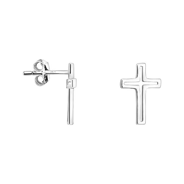 Sofia Milani Paar Ohrstecker Kreuz, 925 günstig online kaufen