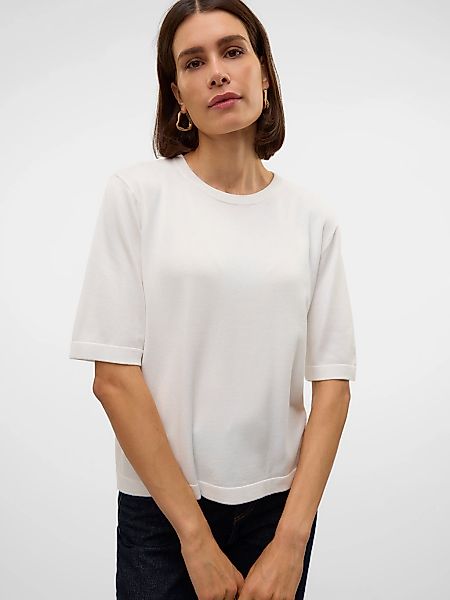 Vero Moda Kurzarmpullover "VMSILJE 2/4 O-NCK OVERSIZE PULL GA NOOS" Viskose günstig online kaufen