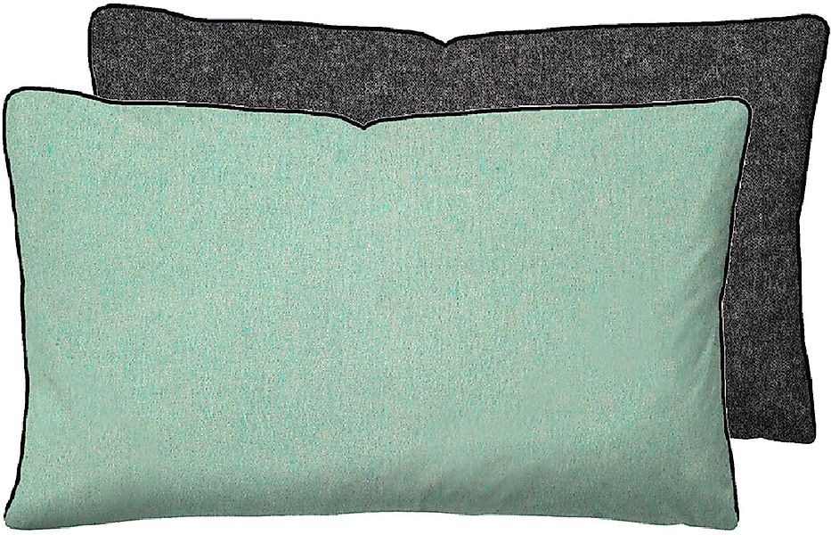 Biberna Kissenbezug "Hermal Flanell mit Reißverschluss, Melange-Optik, Wend günstig online kaufen