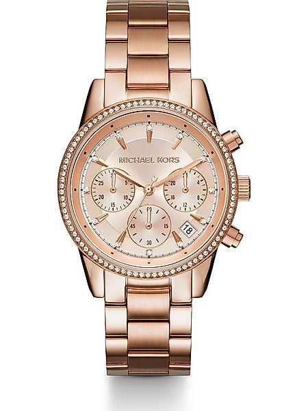 MICHAEL KORS Chronograph Michael Kors Damen-Uhren Analog Quarz günstig online kaufen
