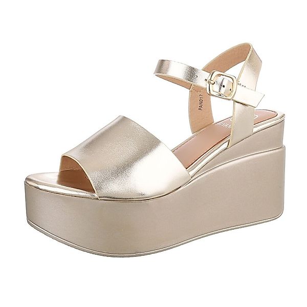 Ital-Design Damen Freizeit Plateausandaletten (86706273) Keilabsatz/Wedge günstig online kaufen