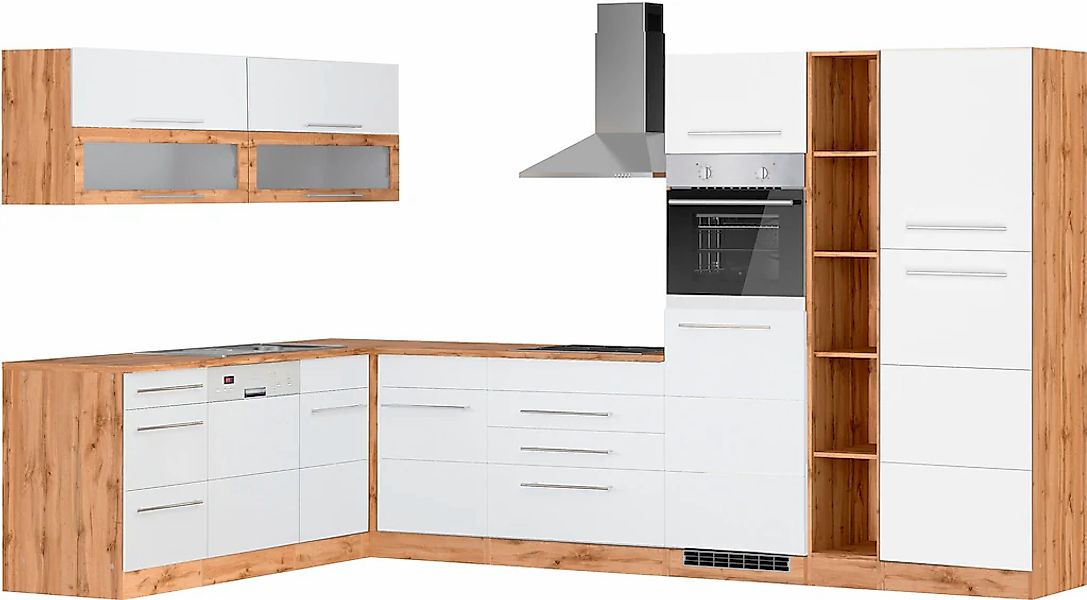 KOCHSTATION Winkelküche "KS-Wien" Stellbreite 220 x 340 cm, wahlweise mit E günstig online kaufen