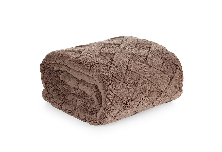 Wohndecke CARO, Design91, Karierte Kuscheldecke ideales Geschenk Weiche, wa günstig online kaufen
