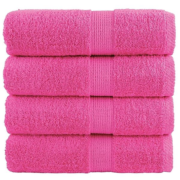 vidaXL Premium Waschhandtücher SOLUND 4 Stück Rosa 30x30 cm 600 g/m² 137516 günstig online kaufen