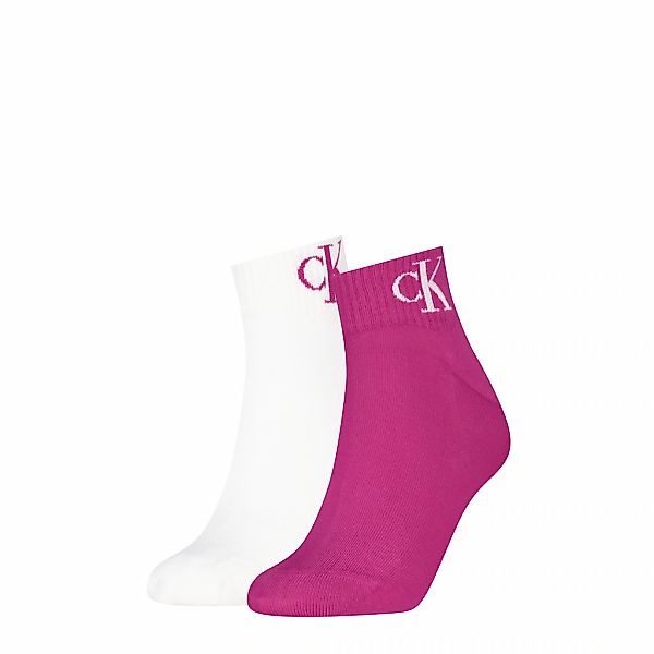 Calvin Klein Jeans Kurzsocken "CKJ WOMEN QUARTER MONOGRAM" 2 Paar, 2 Paar t günstig online kaufen