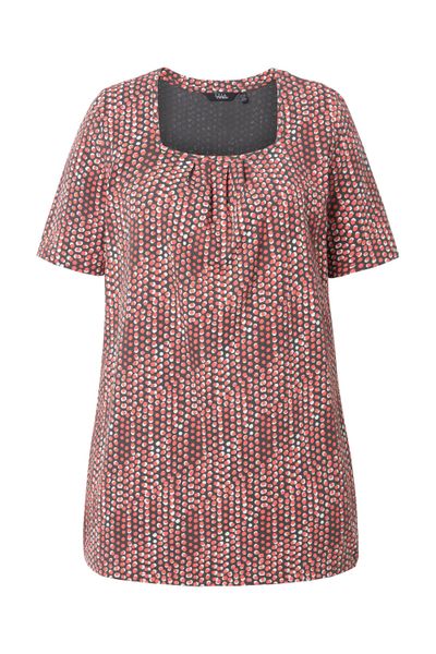 Ulla Popken Longshirt Longshirt Punkte A-Linie günstig online kaufen