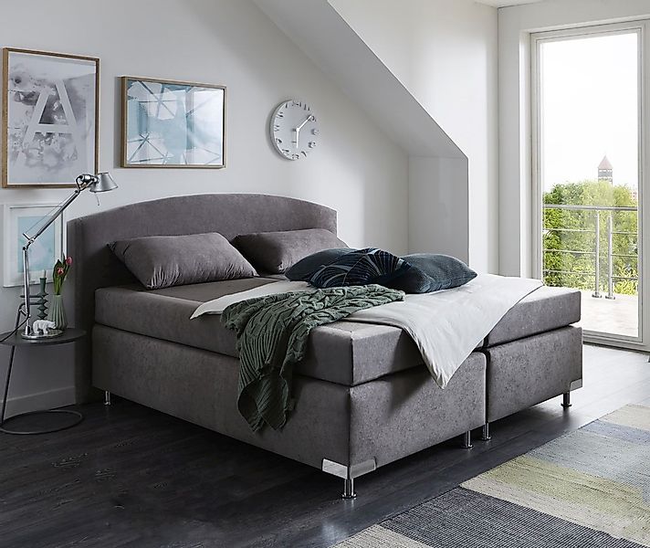 Westfalia Schlafkomfort Boxspringbett "Amsterdam in den Breiten 160x200, 18 günstig online kaufen