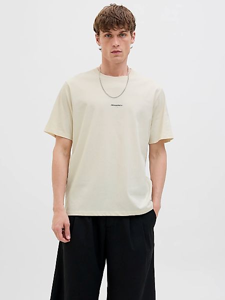 Jack & Jones Print-Shirt "JORTAVIRA POSTER TEE SS CREW NECK", mit Backprint günstig online kaufen