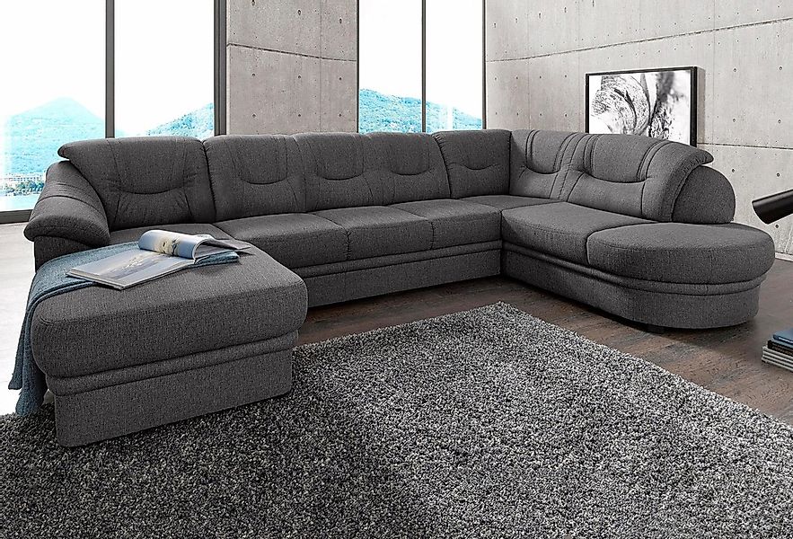 sit&more Wohnlandschaft »Savoni U-Form« wahlweise mit Bettfunktion günstig online kaufen